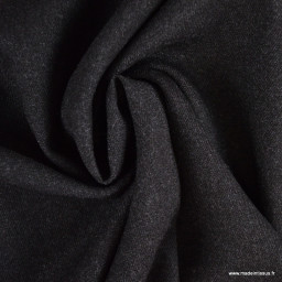 destockage tissu twill polyester viscose chocolat, 4.50m