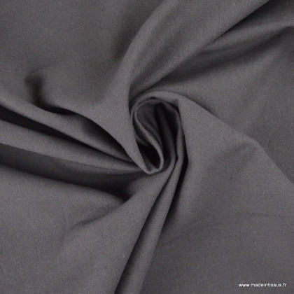destockage Tissu flanelle coton taupe 5.50m