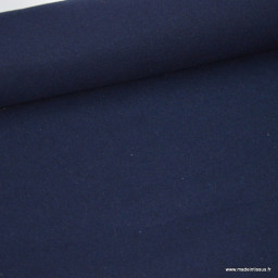 destockage Tissu flanelle coton marine 2.50m