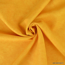 DESTOCKAGE coupon tissu faux uni moutarde pour nappe et décoration 9M