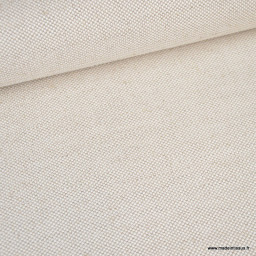 DESTOCKAGE Tissu natté ameublement lourd coton/polyester 2.5m