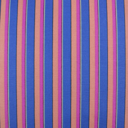 Tissu canva Kudi type bachette motif rayures indigo - OKEO TEX