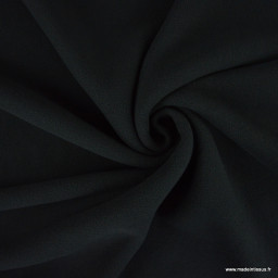 Tissu Teddy bouclette envers polaire - Noir