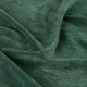 Tissu Velours côtelé washé vert bouteille - oeko tex