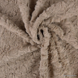 Tissu fausse fourrure Rabbit Brushed – Seigle
