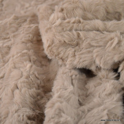 Tissu fausse fourrure Rabbit Brushed – Seigle