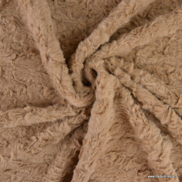 Tissu fausse fourrure Rabbit Brushed – Beige