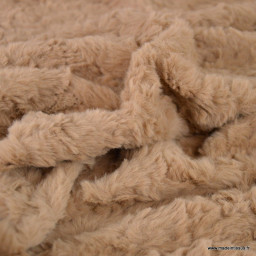 Tissu fausse fourrure Rabbit Brushed – Beige