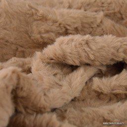 Tissu fausse fourrure Rabbit Brushed – Beige