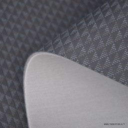 Tissu pour siège automobile - triangle gris