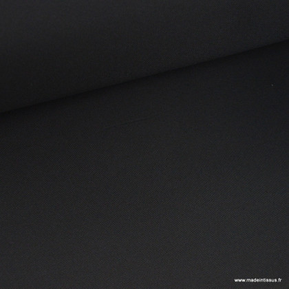 Tissu pour siège auto sergé uni noir