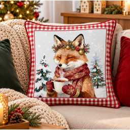 Panneau carré Felix - motif renard