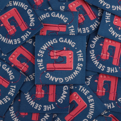Étiquette tissée à coudre « The Sewing Gang»