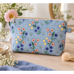 Tissu coton Rifle Paper Co. Poppy bleu fleuri – Home Sweet Home