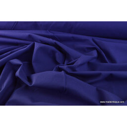 Tissu cretonne coton violet par 50cm