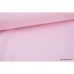Tissu Fil à Fil coton rose pour confection
