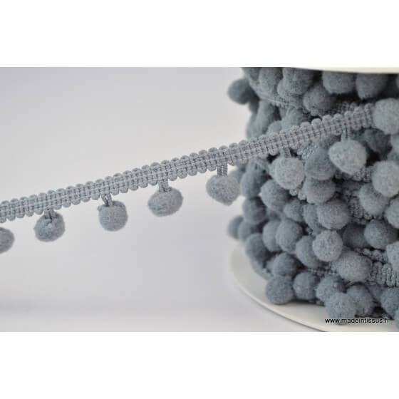 Galon à Petits Pompons Marron - Largeur 10 Mm - Vendu Au Mètre - Décoration Couture Et Loisirs Créatifs - 2