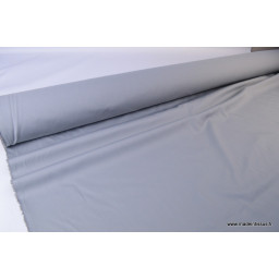 Tissu gabardine sergé coloris Gris souris