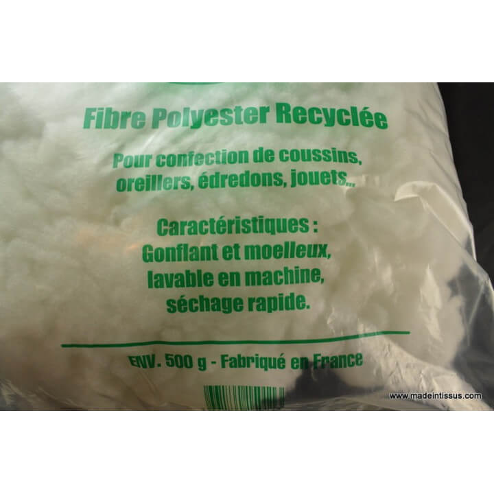 Rembourrage coussin 500 grammes - Rembourrage câlin - Rembourrage polyester  lavable