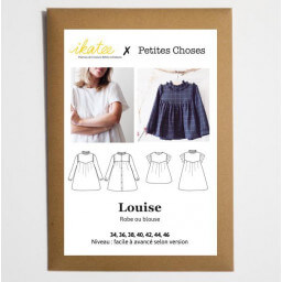 Pochette patron Robe ou blouse LOUISE MUM by Ikatee