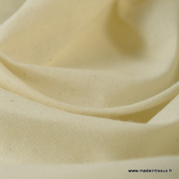 Tissu cretonne coton NATUREL .x1m