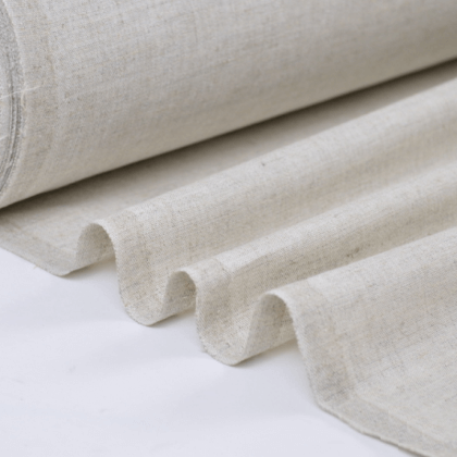 Tissu cretonne coton oeko tex coloris Lin au mètre