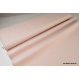 Tissu Lin lavé rose poudré pour confection x50cm