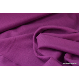 Tissu Lin lavé violet pour confection x50cm