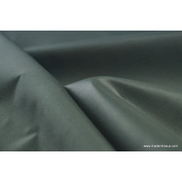 Tissu leger imperméable étanche polyester enduit acrylique anthracite