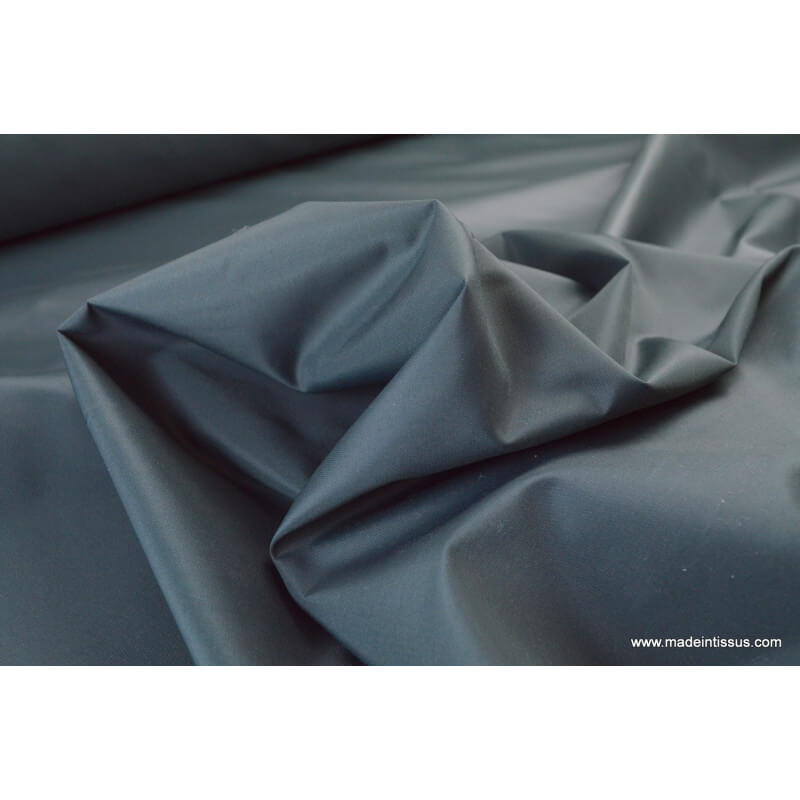 Tissu imperméable étanche polyester enduit acrylique noir . - Tissu au  mètre - Creavea