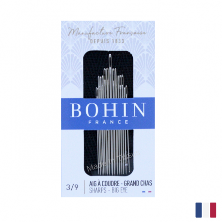 Kit De Couture 37 Pièces Avec Aiguilles à Grand Chas - Acier Inoxydable - Inclut Enfile-aiguille, Dés à Coudre, Fil - Pour Débutants Et Experts