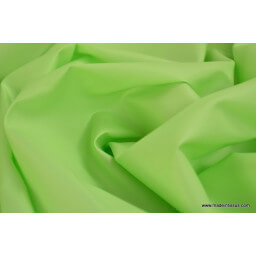 Tissu imperméable étanche polyester enduit acrylique anis