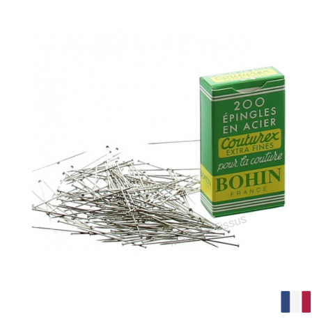 Épingles De Précision En Acier Inoxydable - 0,5x35 Mm, Extra Fines, Lot Avec Boîte De Rangement