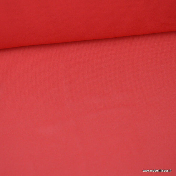 Coupe De Tissu Mousseline Polyester - Rouge à Pois Blancs - 50cm X 140cm - Lot De 9 Coupons