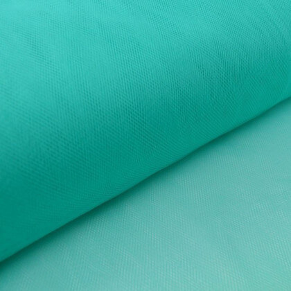 Tulle souple coloris Vert emeraude220 100% polyamide 300cm