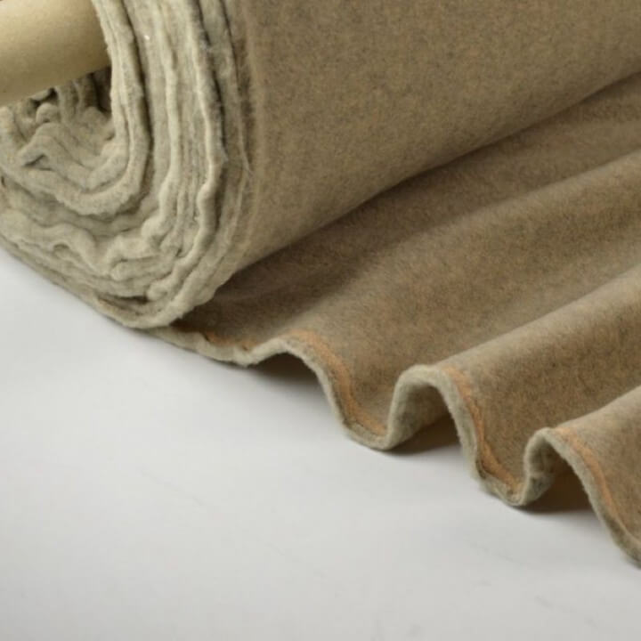 Tissu polaire Ecru Dune Made in France