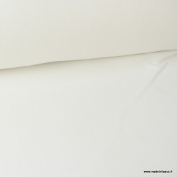 Tissu Micro polaire Blanc