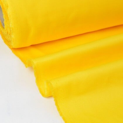 Tissu sergé coton mi-lourd jaune 260gr/m²