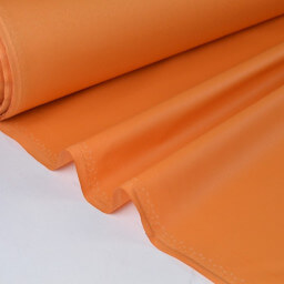 Tissu imperméable étanche polyester enduit acrylique mandarine x50cm