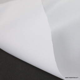 Tissu PUL enduit Blanc lavable à 90° et Passage au sèche-linge
