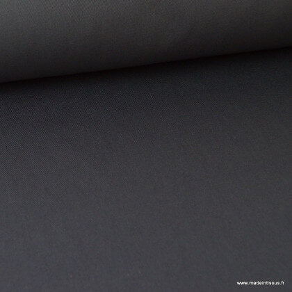 Tissu sergé coton extra lourd GRIS 350gr/m² x1m.