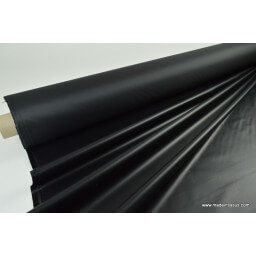 Tissu leger imperméable étanche polyester enduit acrylique noir