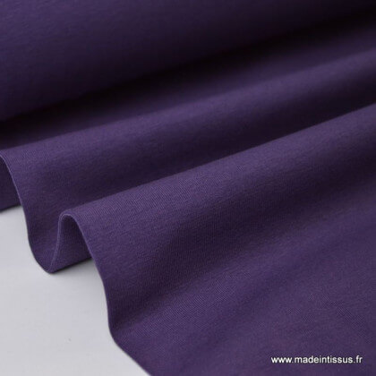 JERSEY coton élasthanne violet45 x1m