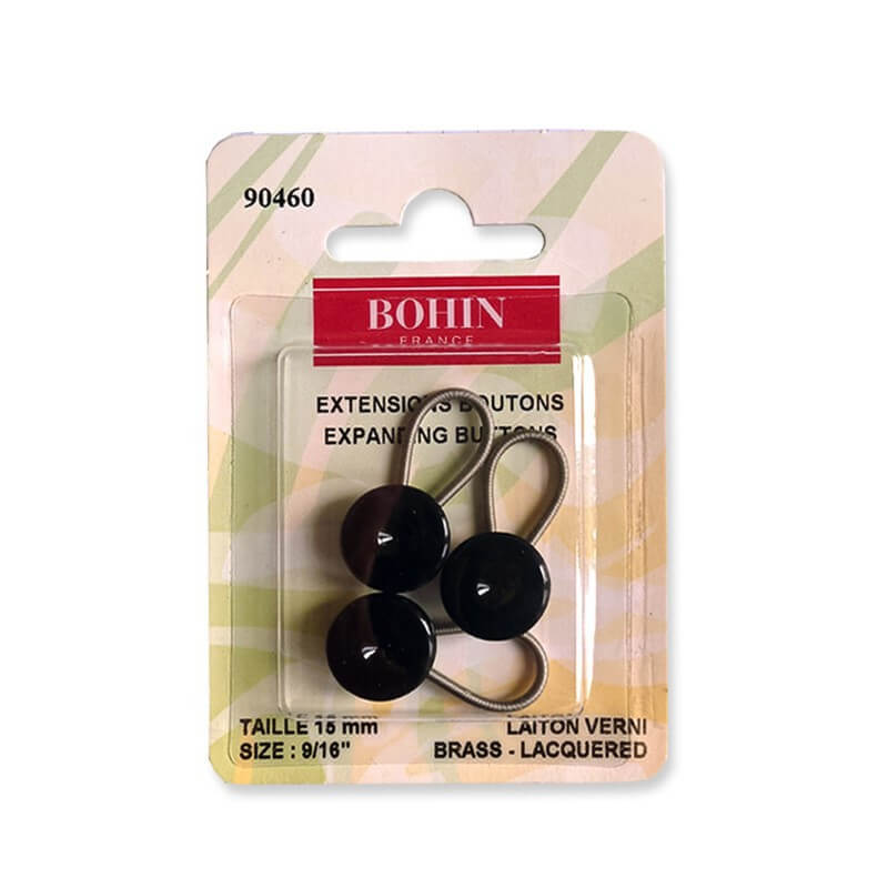 Extensions de boutons à ressort - Gain de 1/2 taille - Bohin