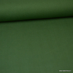 Tissu demi natté coton vert bouteille