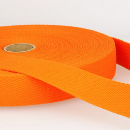 Sangle 30mm en coton pour sac coloris Orange