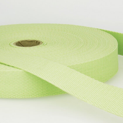 Sangle 30mm en coton pour sac coloris Menthe