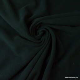 Tissu Micro polaire Noir - oeko tex