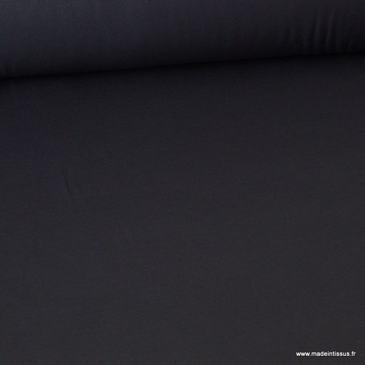 Tissu ultra doux Jersey en viscose Bambou coloris gris anthracite - Oeko tex