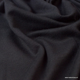 Tissu ultra doux Jersey en viscose Bambou coloris gris anthracite - Oeko tex